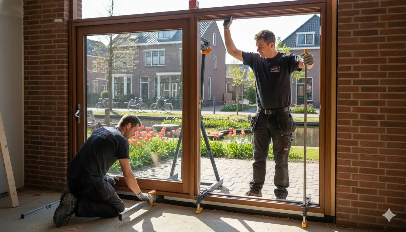 Vakkundige kozijn montage den helder